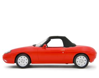 Fiat Barchetta 1995 Rosso Corsa Laudoracing 1:18 Resinemodell (Türen, Motorhaube... nicht zu öffnen!)